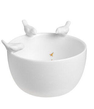 RÄDER - Bol Oiseau Pattes Or