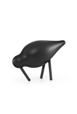 Normann Copenhagen Shorebird S  Noir - Oiseau en bois design