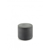 Boite avec Couvercle Rond S Gris Fonce Cose