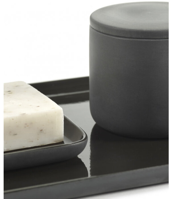 Serax Boite avec Couvercle Rond S Gris Fonce Cose