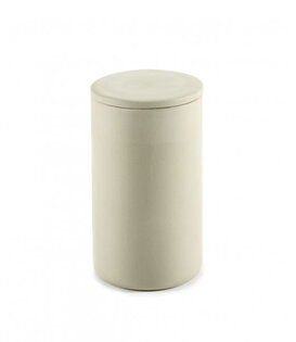 Boite avec Couvercle Rond L Beige Cose