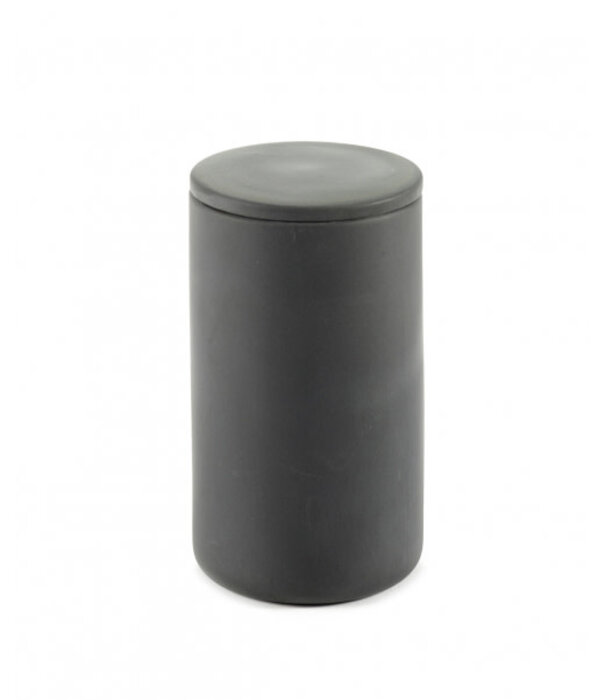 Serax Boite avec Couvercle Rond L Gris Fonce Cose