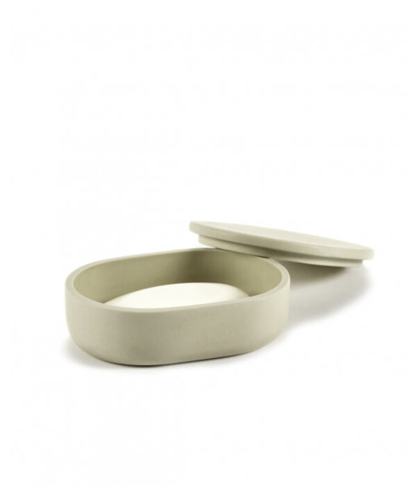 Serax Boite avec Couvercle Oval S Beige Cose