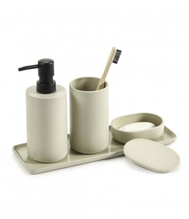 Serax Boite avec Couvercle Oval S Beige Cose