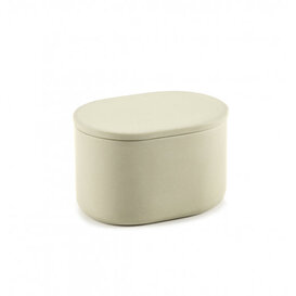 Boite avec Couvercle Oval L Beige Cose