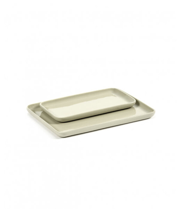 Serax Plateau Rectangulaire M Beige Cose