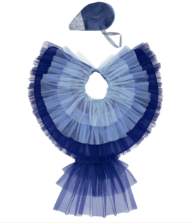 MERI MERI - Déguisement d'oiseau bleu