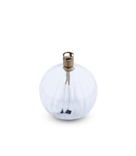PERI DESIGN - lampe à huile ronde striée S