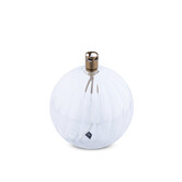PERI DESIGN - Lampe à huile ronde striée M