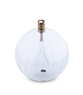 PERI DESIGN - Lampe à huile ronde striée L