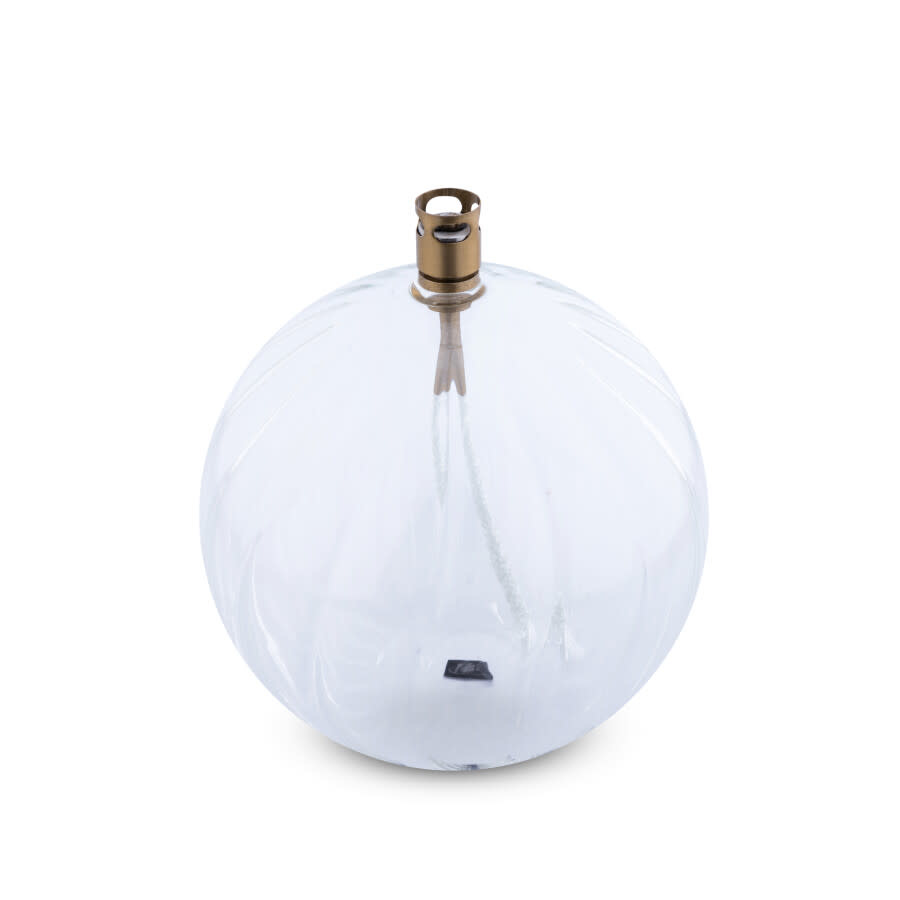 Lampe à huile ronde striée L RVE Décoration