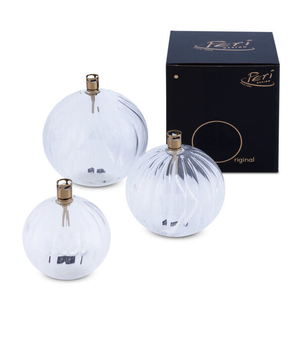 Peri Design PERI DESIGN - Lampe à huile ronde striée L