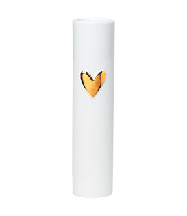 RÄDER - Vase en porcelaine coeur doré