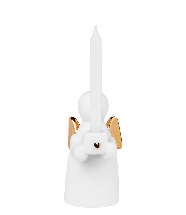 Rader RÄDER - Petit bougeoir ange en porcelaine