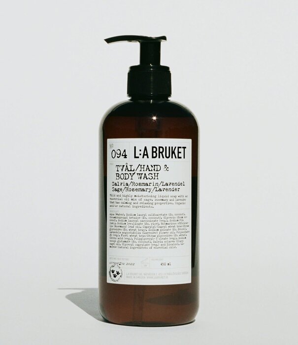 L:A Bruket L:A BRUKET - N°242 Nettoyant main et corp Sauge / Romarin / Lavande