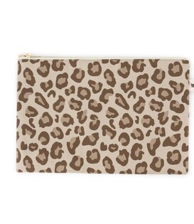 ROSE IN APRIL - Pochette lili leopard brown