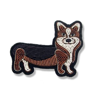 MACON & LESQUOY - Broche Corgi