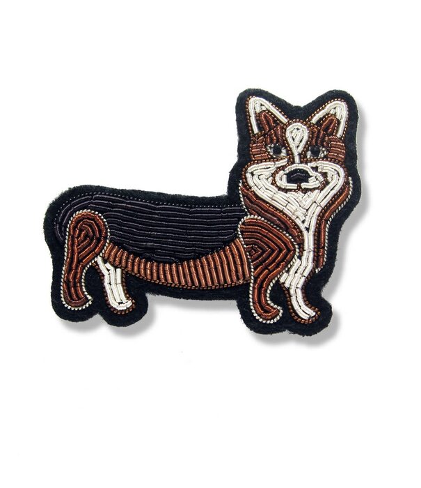 Macon&Lesquoy MACON & LESQUOY - Broche Corgi
