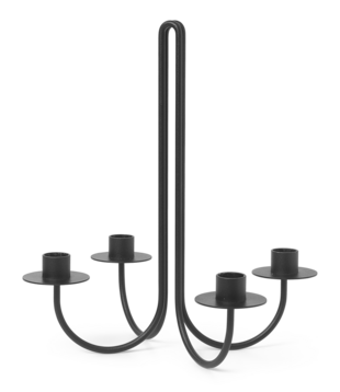 FERM LIVING - Sway Candelabra - Black