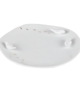 RÄDER - Assiette en porcelaine motif oiseau S