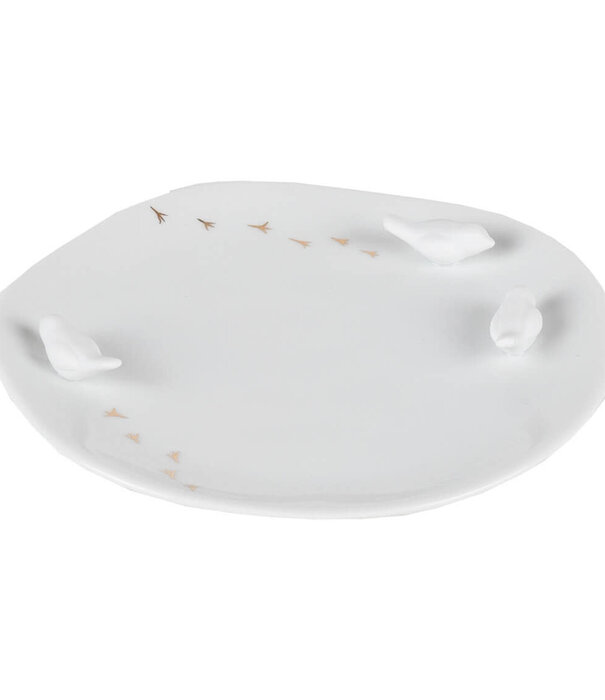Rader RÄDER - Assiette en porcelaine motif oiseau S