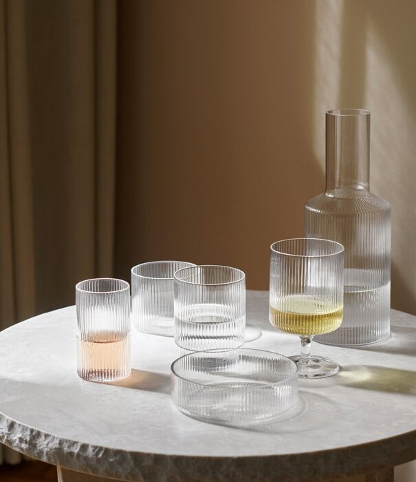 Ferm Living FERM LIVING - Verres Ripple (Set de 4)