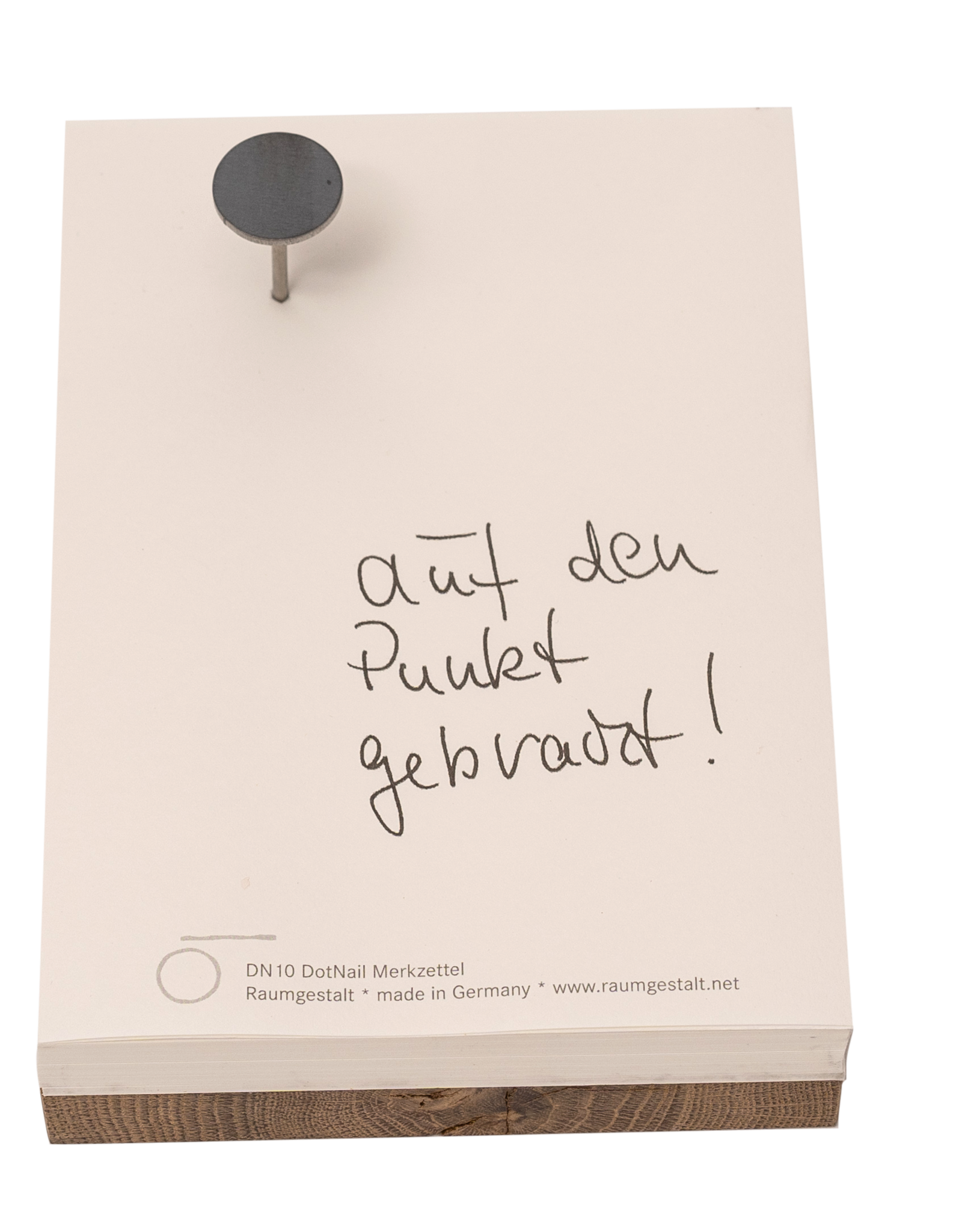 Raumgestalt Bloc-notes DotNail "Je fais le point"