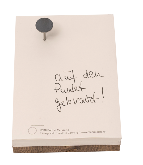Raumgestalt RAUMGESTALT - Bloc-notes DotNail "Je fais le point"