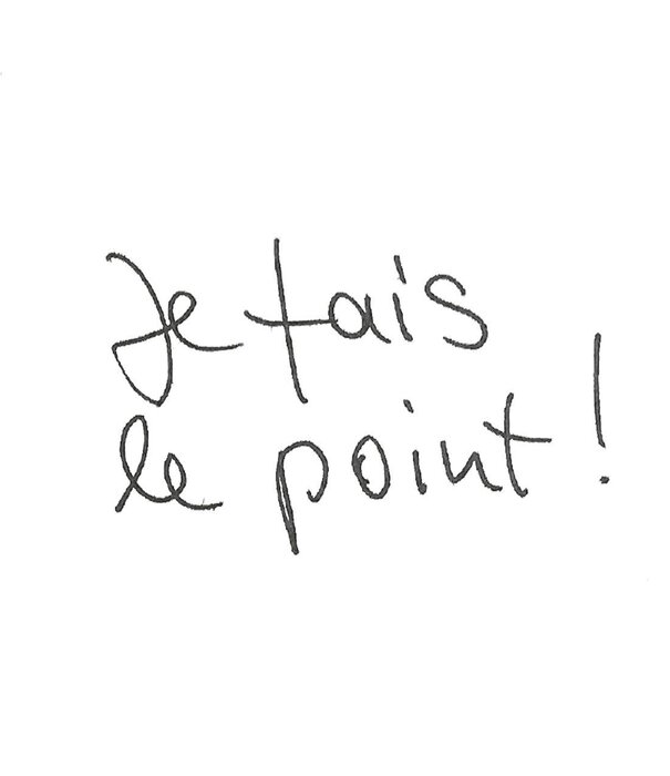 Raumgestalt RAUMGESTALT - Bloc-notes DotNail "Je fais le point"