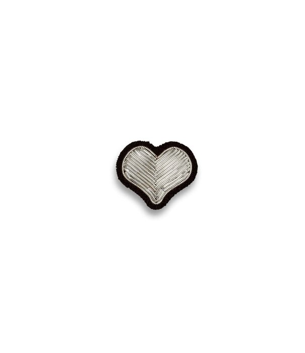 Macon&Lesquoy MACON & LESQUOY - Broche Coeur Argenté