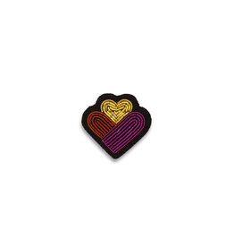 Macon&Lesquoy MACON & LESQUOY - Broche mini coeur Family