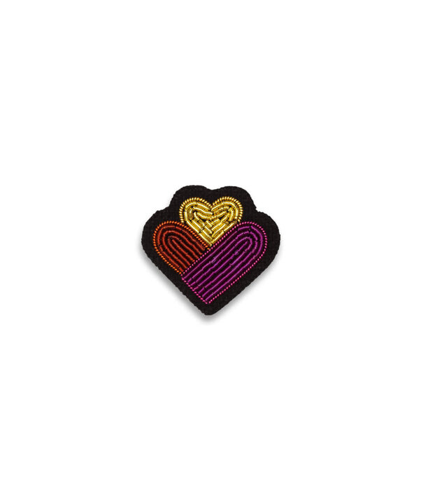 Macon&Lesquoy MACON & LESQUOY - Broche mini coeur Family