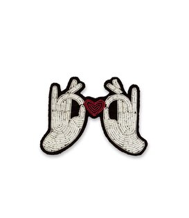 MACON & LESQUOY - Broche Coeur dans les Mains