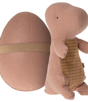 MAILEG - Gantosaurus dans un œuf - Rose