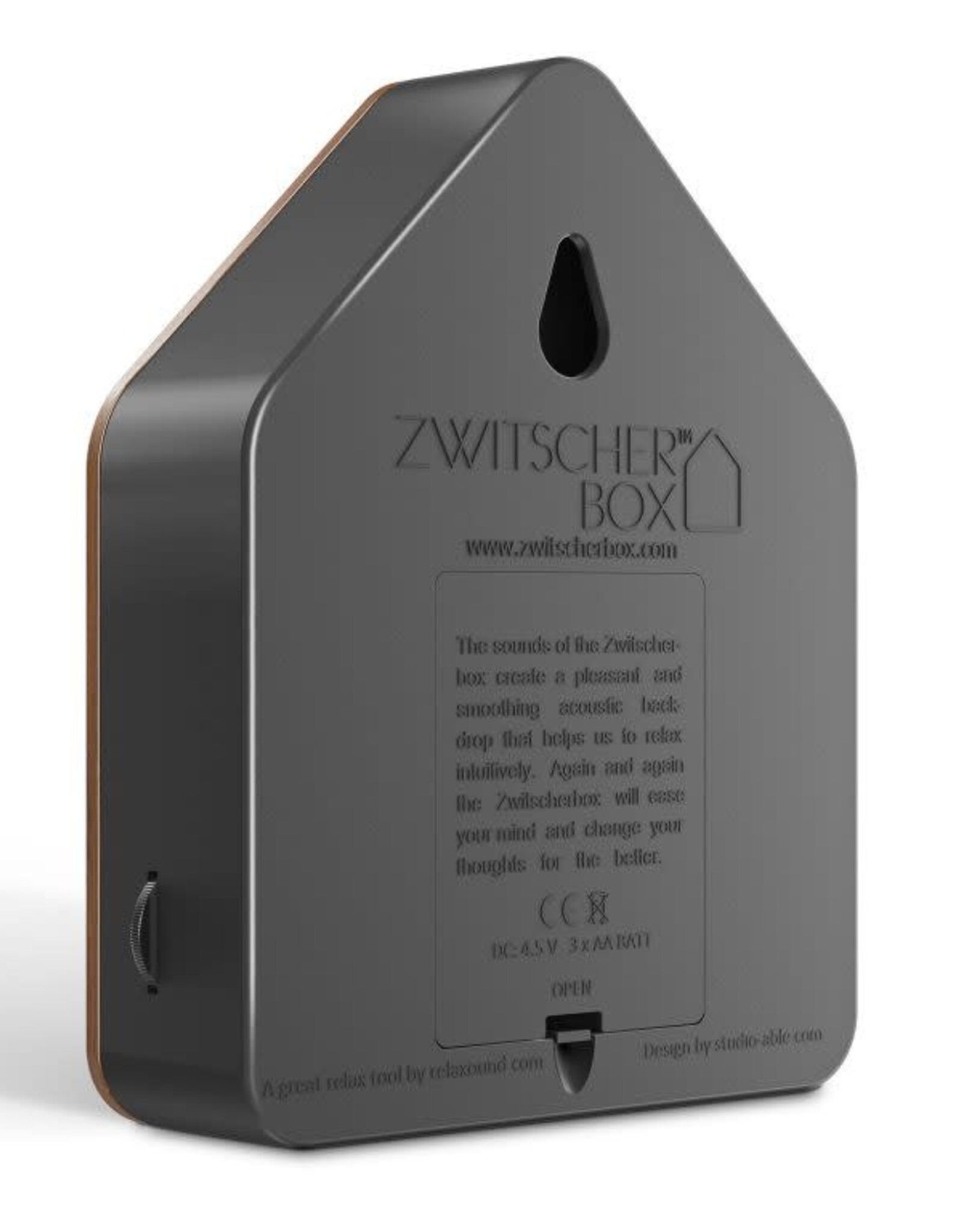 RELAXOUND - Zwitscherbox Wood noyer/noir