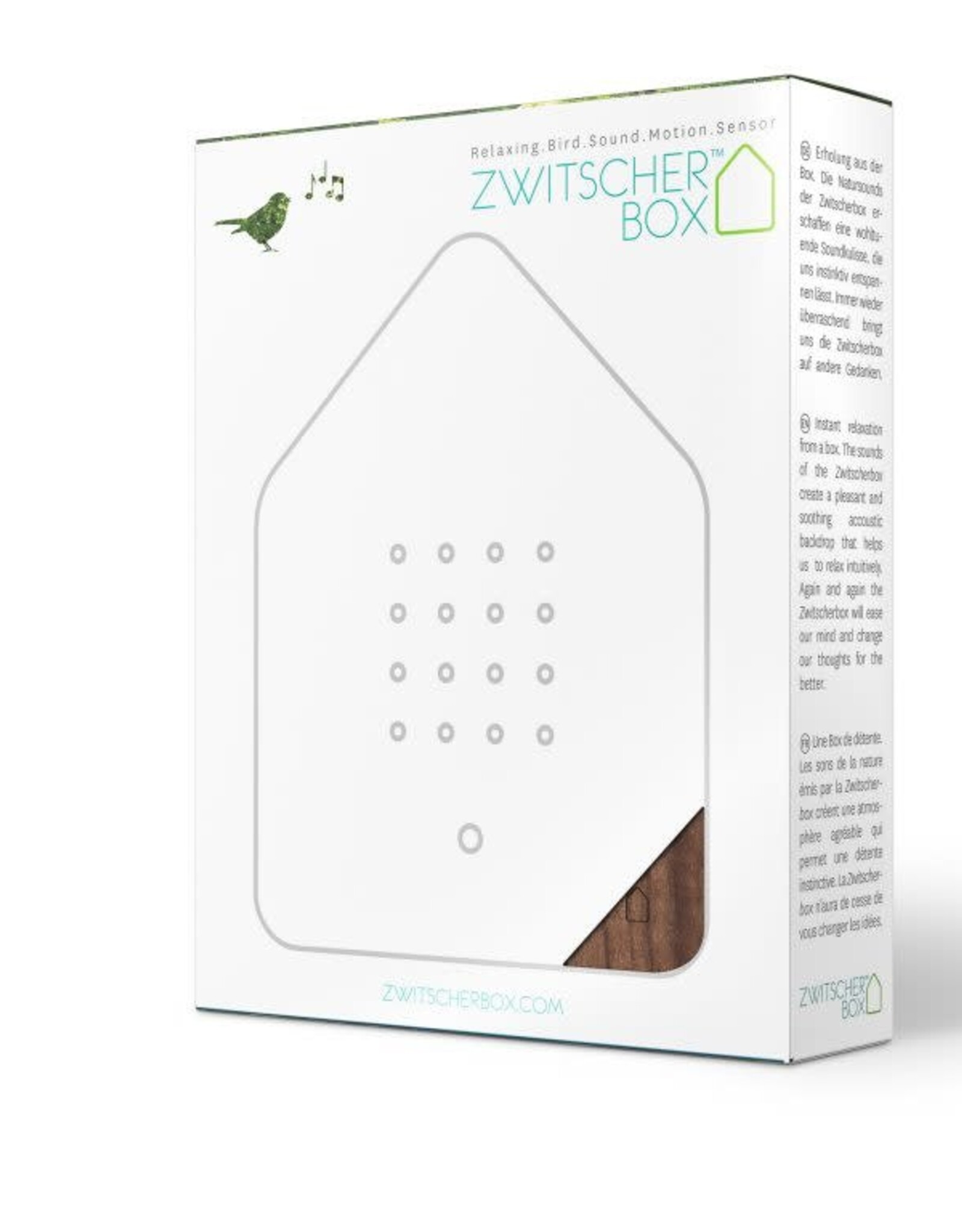 RELAXOUND - Zwitscherbox Wood noyer/noir