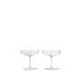 FERM LIVING - Coupe à champagne Ripple (set de 2)