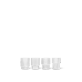 FERM LIVING - Verres Ripple (Set de 4)