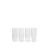 FERM LIVING - Verres haut Ripple (Set de 4)