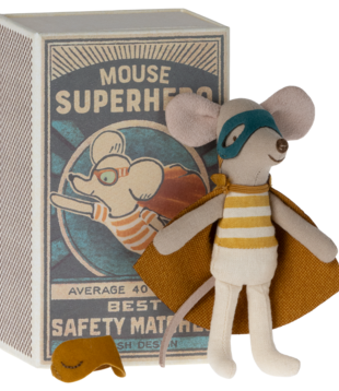 MAILEG - Souris Super héros