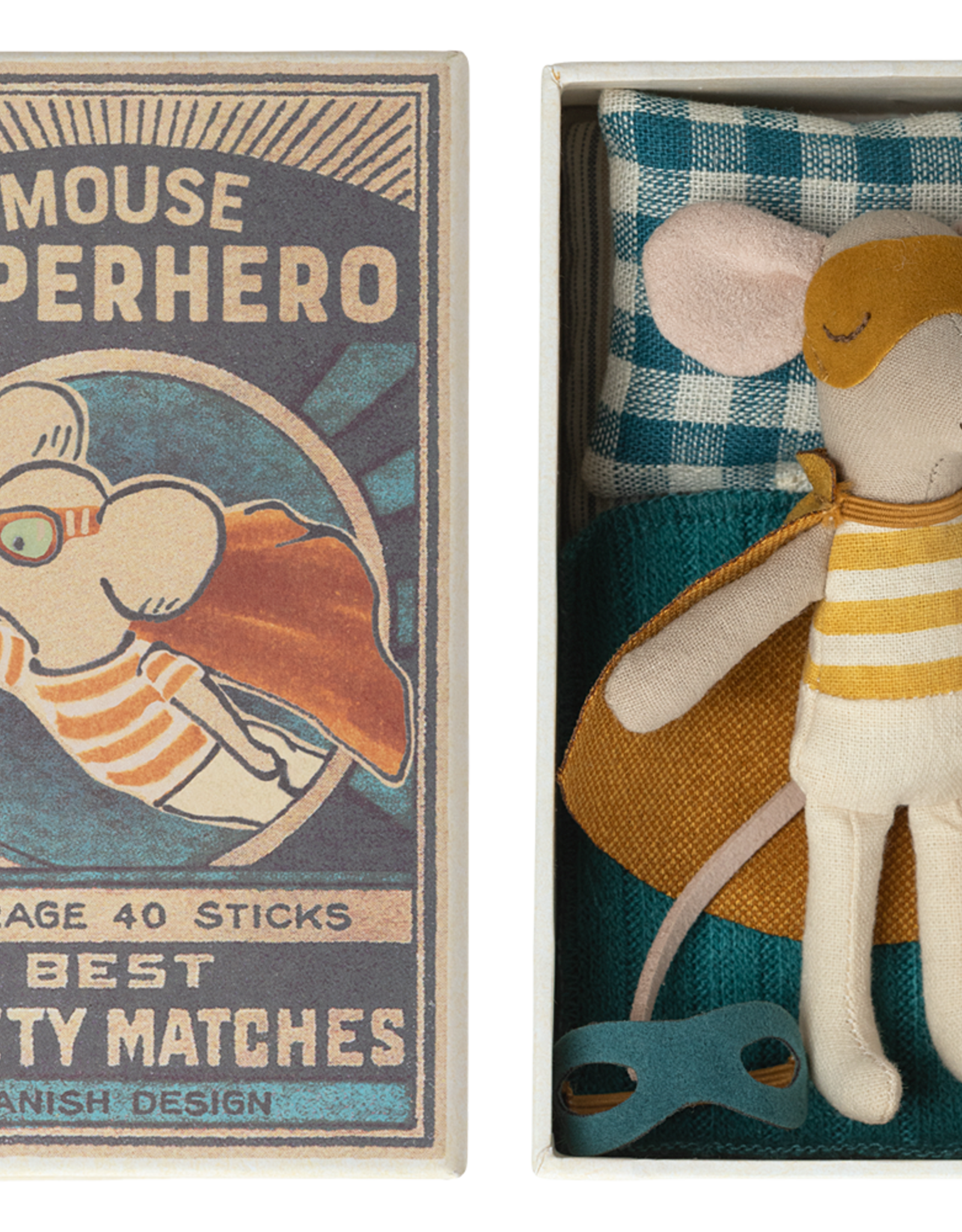 Maileg MAILEG - Souris Super héros