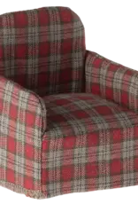 Maileg MAILEG -  Chaise pour Souris - Damier Rouge