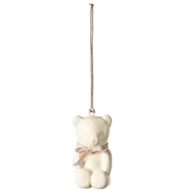 Maileg MAILEG -   Ornement ours  - Blanc Cassé/Rose