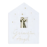 Ange gardien or Je suis toujours 1,5x2cm