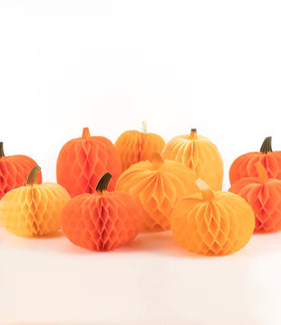 MERI MERI - Assortiment 10 citrouilles en papier