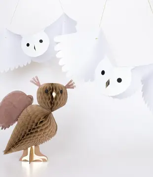 MERI MERI - Assortiment de 3 hiboux