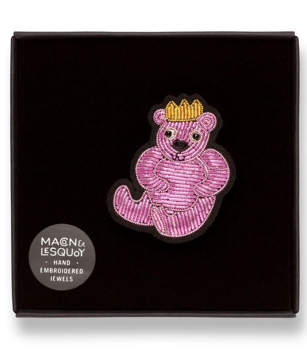 Macon&Lesquoy MACON & LESQUOY - Broche Nounours Roi