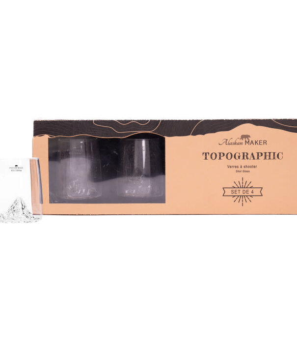 Alaskan Maker ALASKAN MAKER - Coffret de 4 Shooters Montagnes