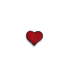 MACON&LESQUOY - Broche - Coeur Rouge