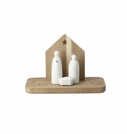 Rader RÄDER - Crèche en bois et porcelaine